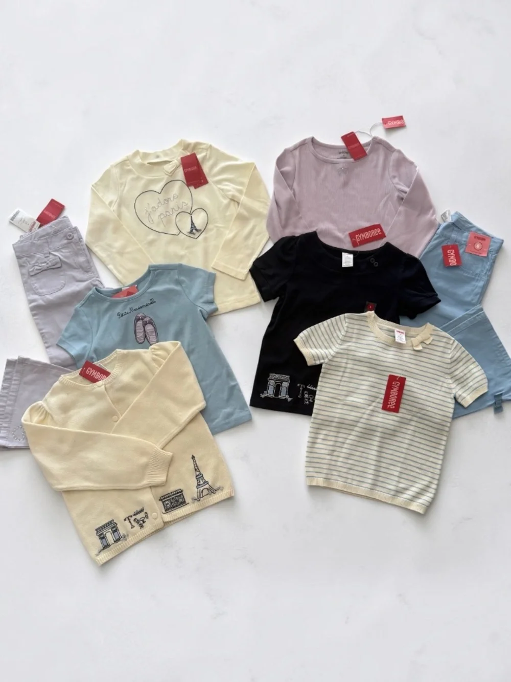 NWT Gymboree Paris Short Sleeve Tee Girls 6